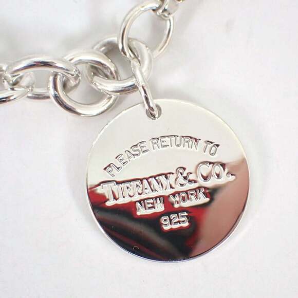 TIFFANY Authentic Silver Charm Bracelet - Picture 6 of 8